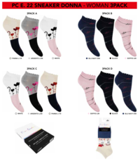 PCSNEAKERS ŽENSKE KRATKE ČARAPE Tellini S.R.L. Veleprodajna odjeća